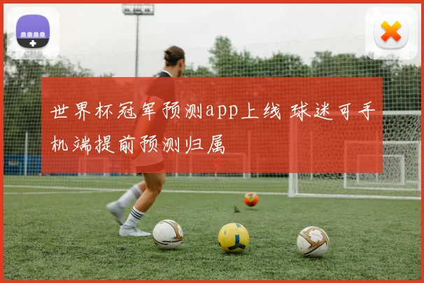世界杯冠军预测app上线 球迷可手机端提前预测归属