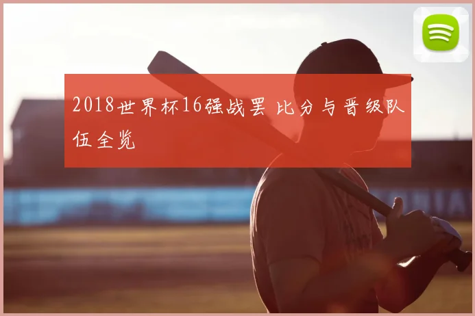 2018世界杯16强战罢 比分与晋级队伍全览